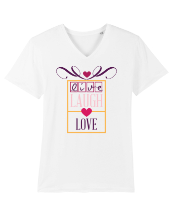 Laugh and Love White