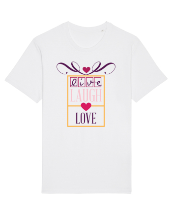 Laugh and Love White