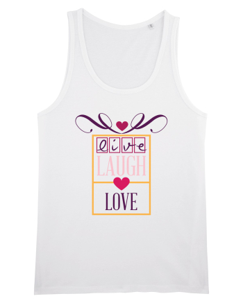 Laugh and Love White