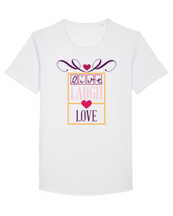 Laugh and Love White