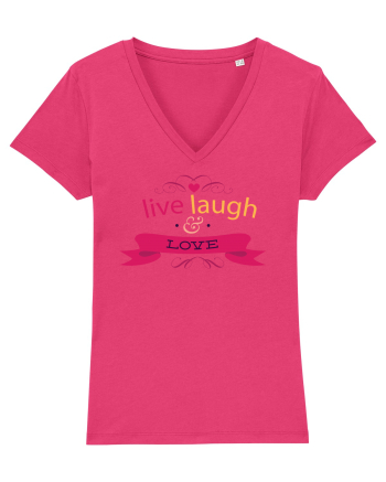 Live Laugh and Love Raspberry
