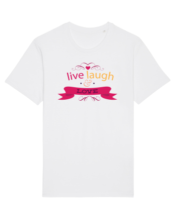 Live Laugh and Love White