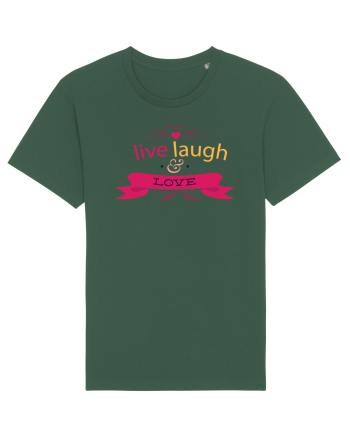 Live Laugh and Love Bottle Green
