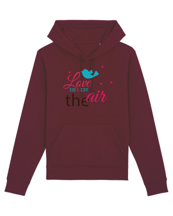 Love is in the Air Bird Burgundy