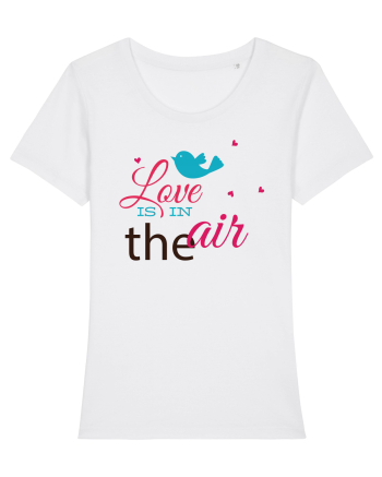 Love is in the Air Bird White