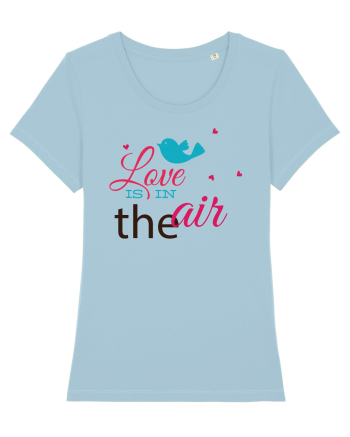 Love is in the Air Bird Sky Blue