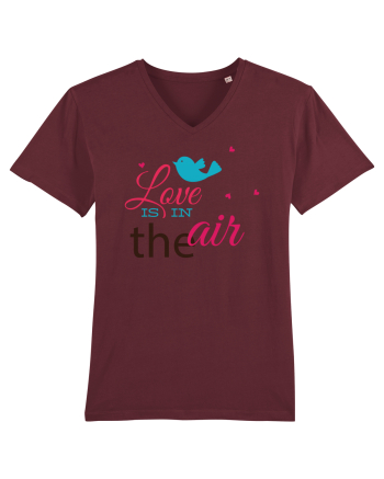 Love is in the Air Bird Burgundy