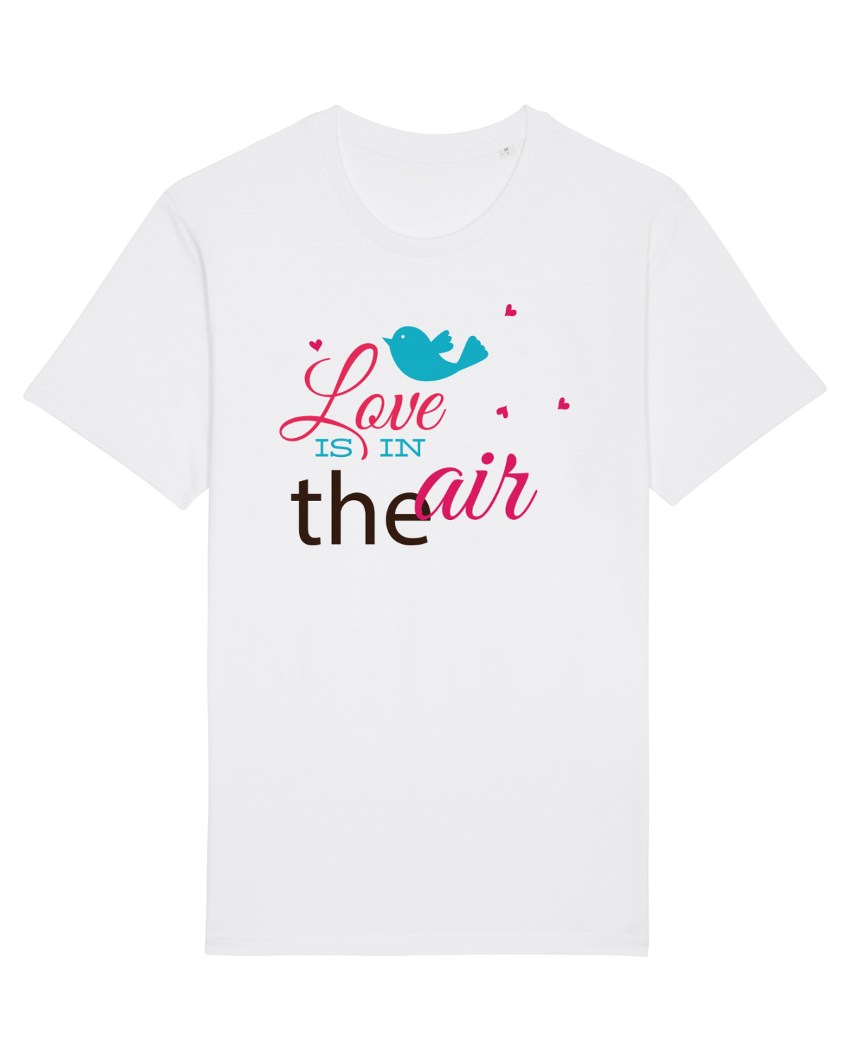 Tricou mânecă scurtă Unisex Rocker White