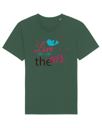 Love is in the Air Bird Bottle Green