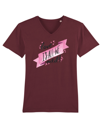 Love is all we need Burgundy