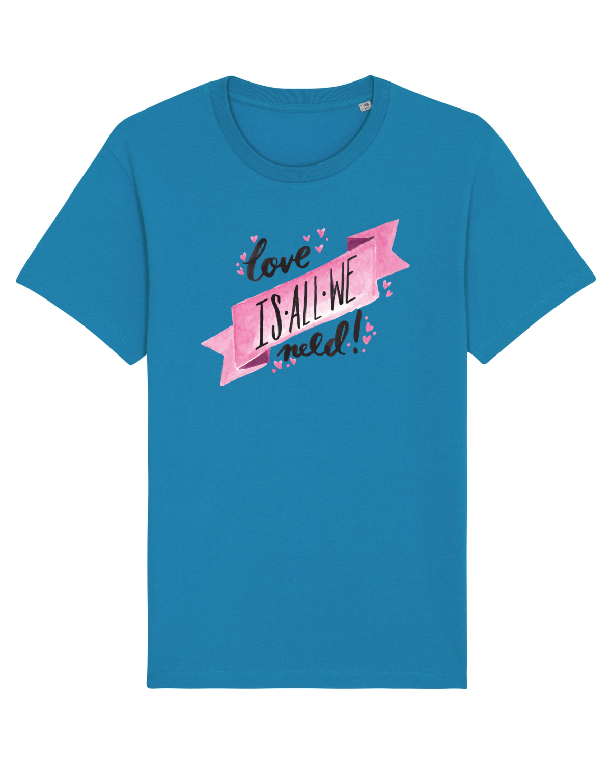 Tricou mânecă scurtă Unisex Rocker Azur