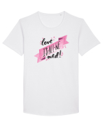 Love is all we need Tricou mânecă scurtă guler larg Bărbat Skater