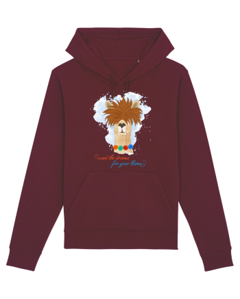Lama drama Burgundy
