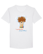 Lama drama Tricou mânecă scurtă guler larg Bărbat Skater