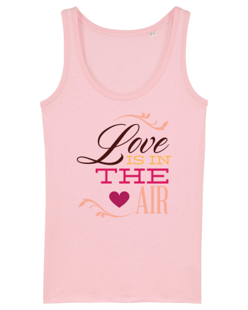 Love is in the Air Heart Cotton Pink