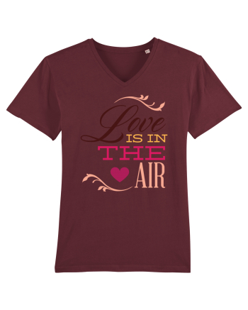 Love is in the Air Heart Burgundy