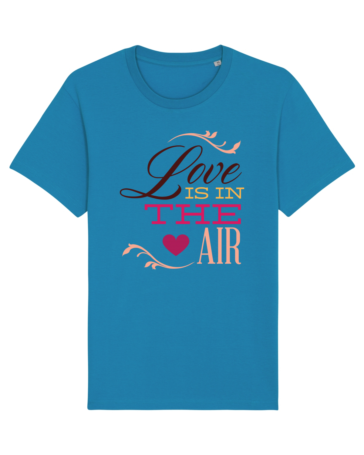 Tricou mânecă scurtă Unisex Rocker Azur