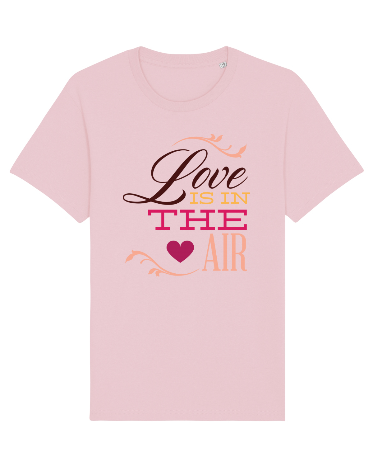 Tricou mânecă scurtă Unisex Rocker Cotton Pink