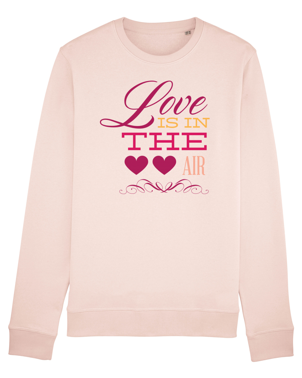 Bluză mânecă lungă Unisex Rise Candy Pink