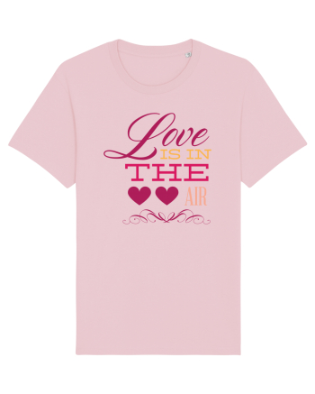 Love is in the Air Hearts Cotton Pink