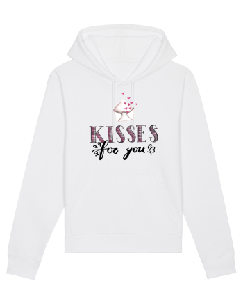 Kisses for you letter White