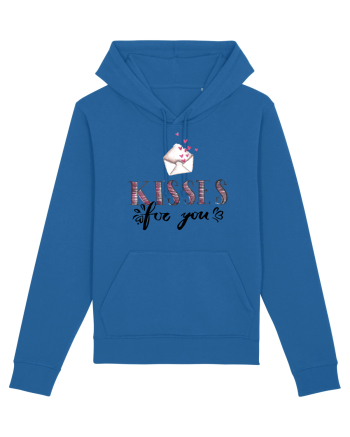 Kisses for you letter Royal Blue