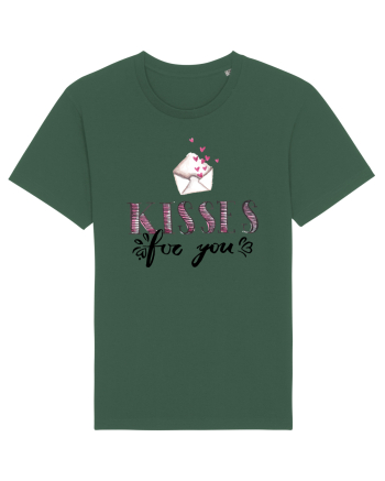 Kisses for you letter Bottle Green