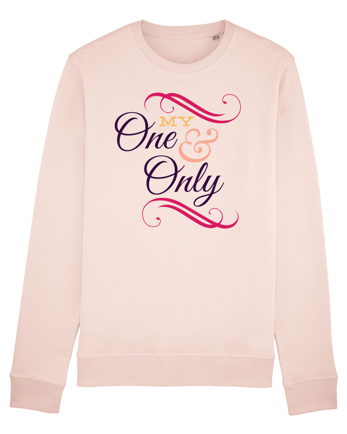 Bluză mânecă lungă Unisex Rise Candy Pink