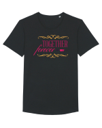 Together forever Tricou mânecă scurtă guler larg Bărbat Skater