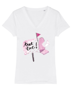 True Love Letter Tricou mânecă scurtă guler V Damă Evoker