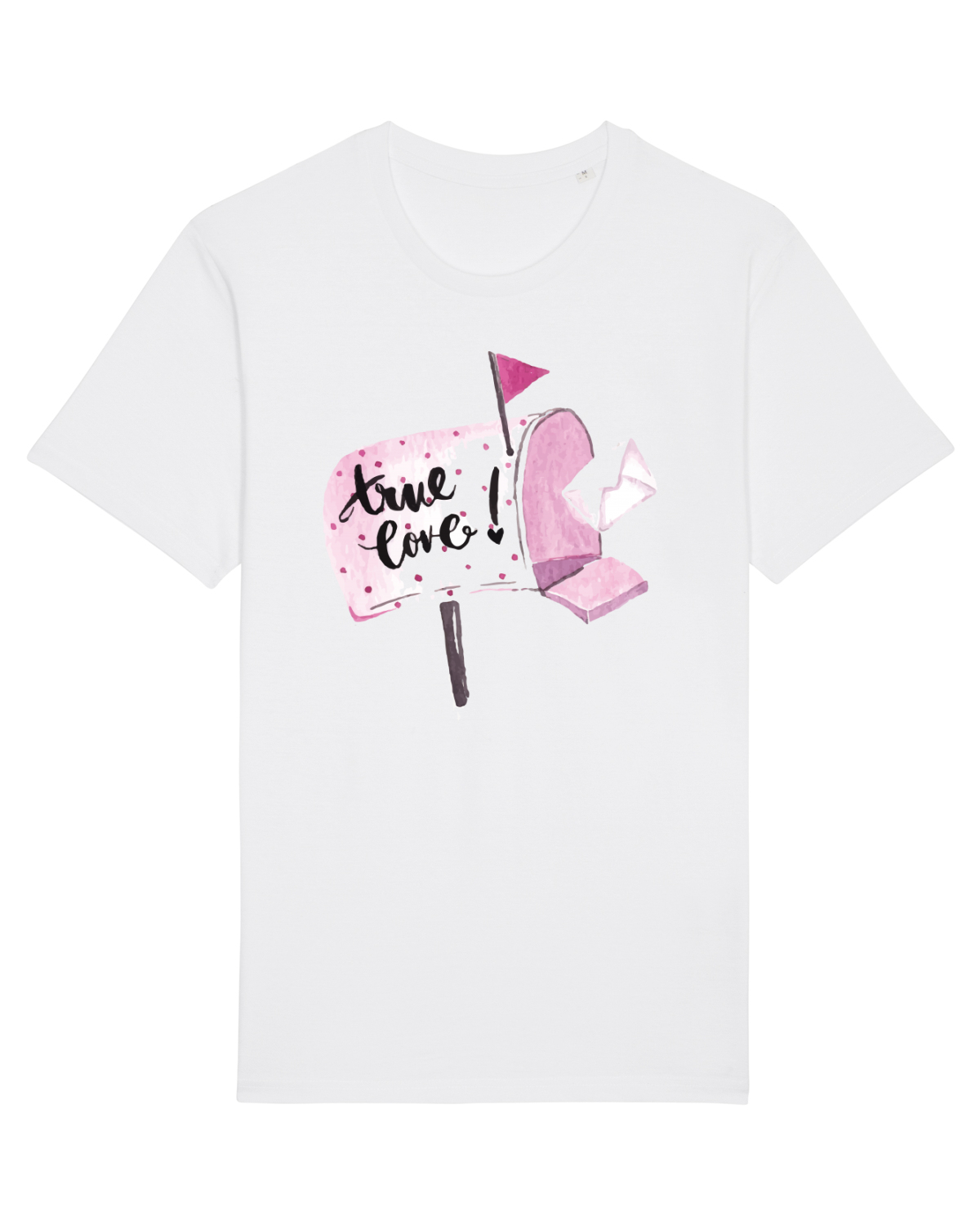 Tricou mânecă scurtă Unisex Rocker White
