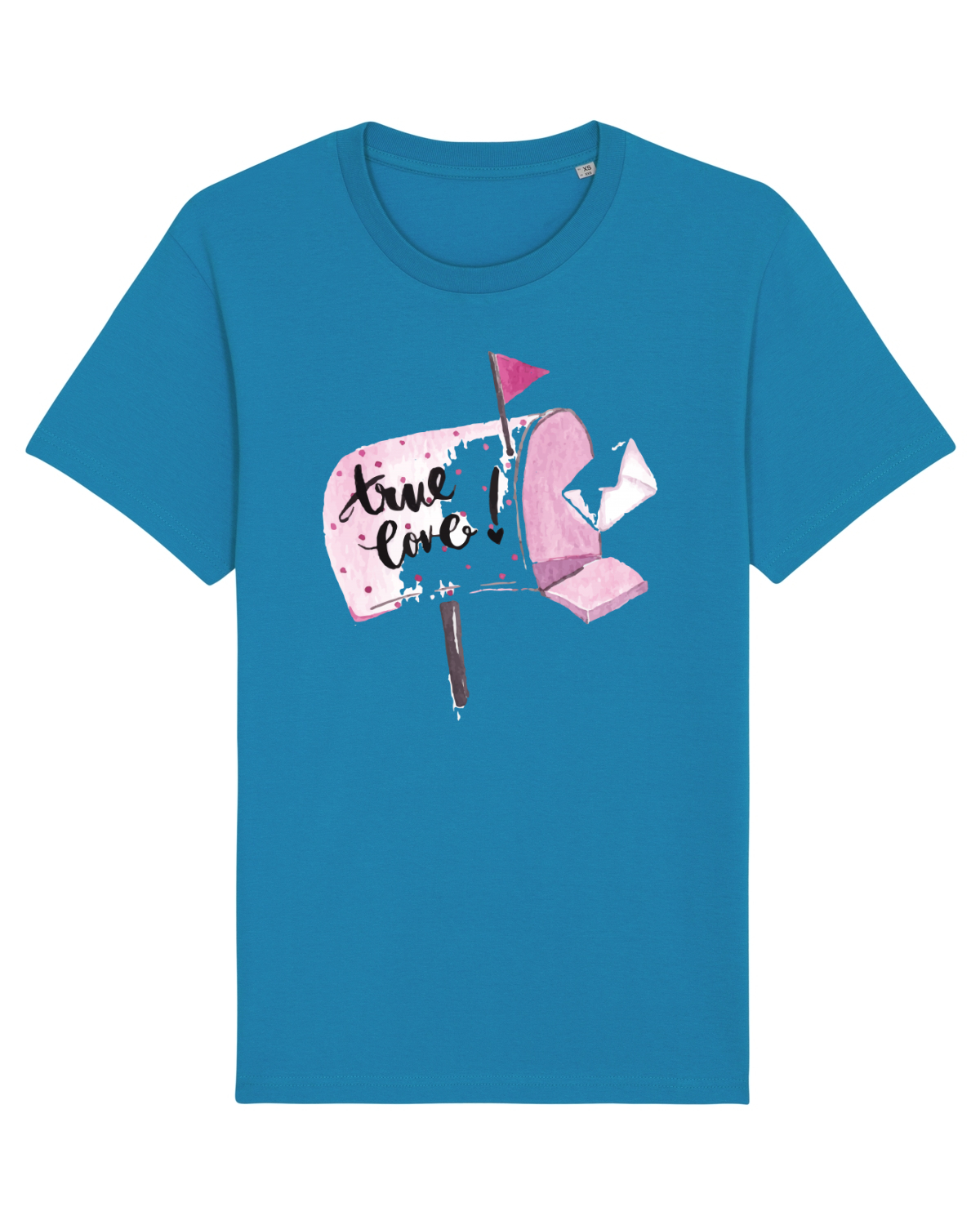 Tricou mânecă scurtă Unisex Rocker Azur