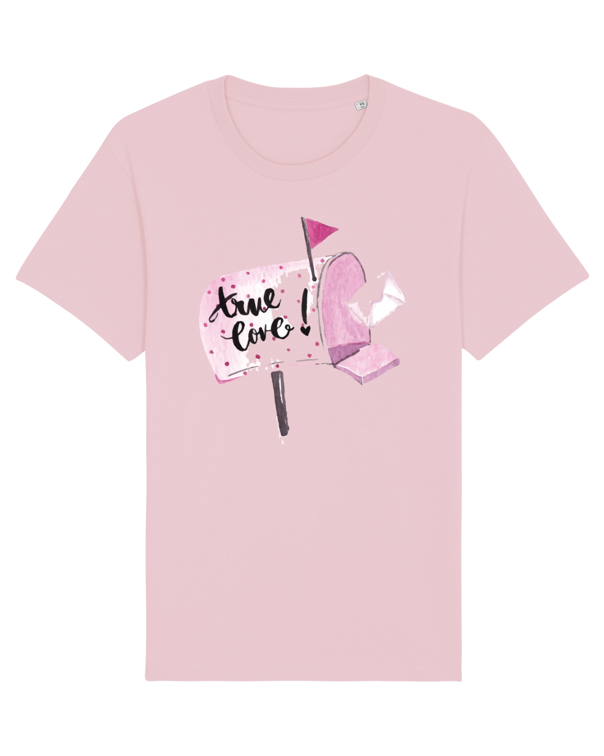 Tricou mânecă scurtă Unisex Rocker Cotton Pink