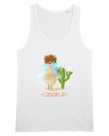 Lama cu mesaj White