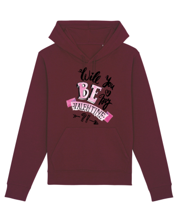Will you be my Valentine Burgundy