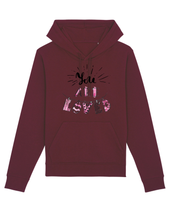 You are Loved Burgundy