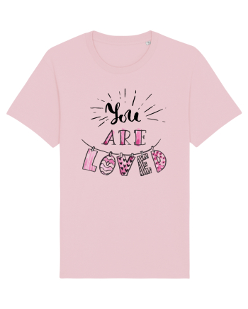 You are Loved Cotton Pink