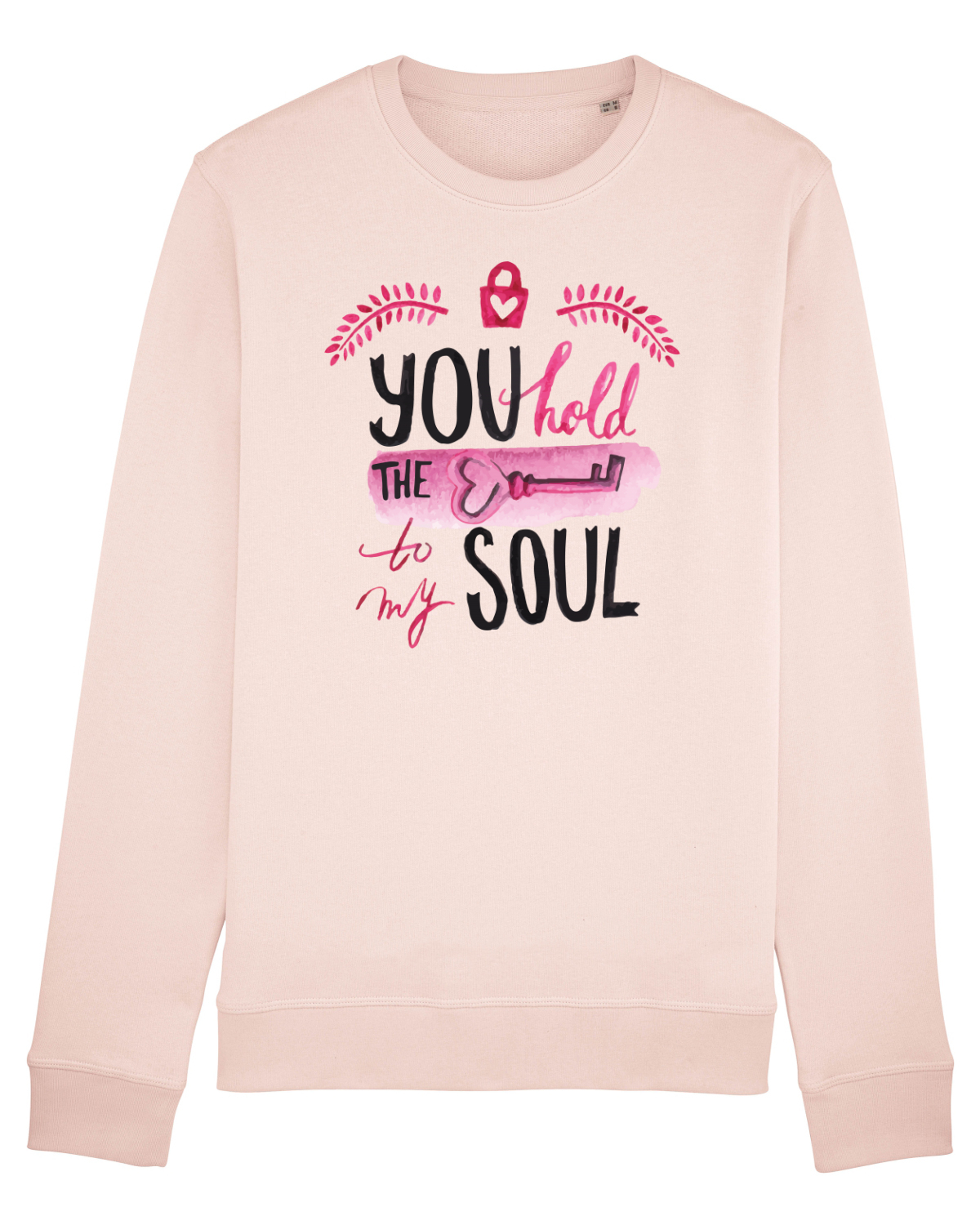 Bluză mânecă lungă Unisex Rise Candy Pink