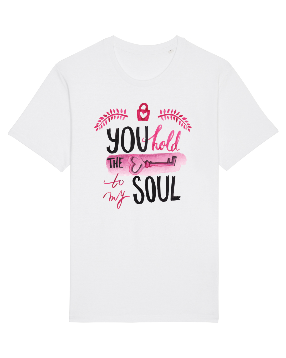 Tricou mânecă scurtă Unisex Rocker White