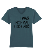 I was normal 3 kids ago Tricou mânecă scurtă guler V Bărbat Presenter