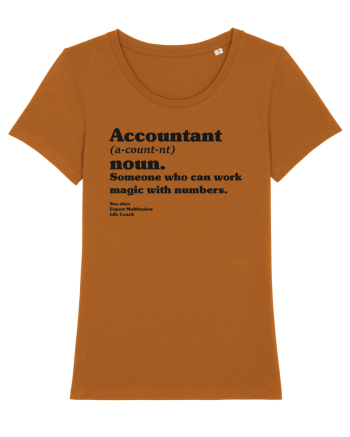 Accountant Noun Roasted Orange