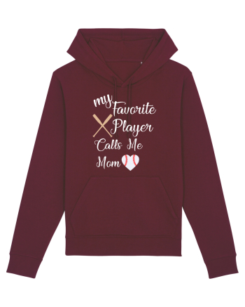 Baseball Mom Burgundy