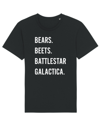 Bears Beets Battlestar Galactica Black