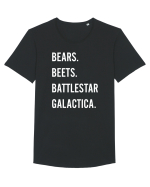 Bears Beets Battlestar Galactica Tricou mânecă scurtă guler larg Bărbat Skater