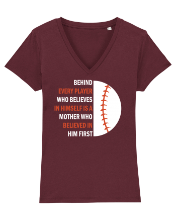 Behind every Player Burgundy