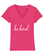 Be Kind Tricou mânecă scurtă guler V Damă Evoker