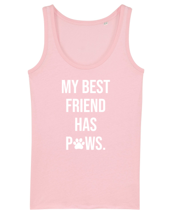 My Friend has Paws Cotton Pink