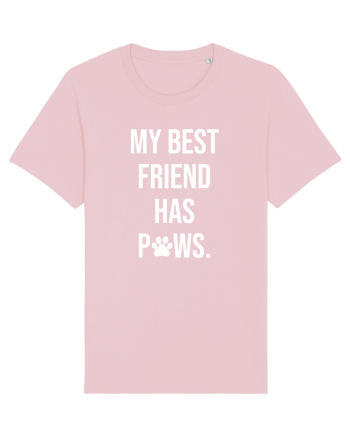 My Friend has Paws Cotton Pink