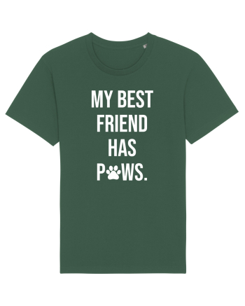 My Friend has Paws Bottle Green