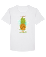 Ananas Tricou mânecă scurtă guler larg Bărbat Skater